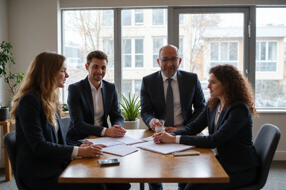 Team von FounderFirm Legal bei der Beratung